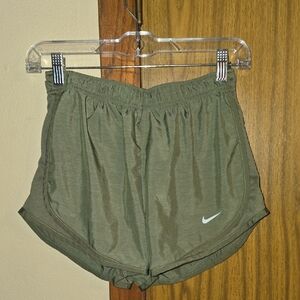 Nike Women's Athletic Shorts in Olive